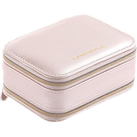 Boîtes de bijoux de voyage pour femmes, boîtier de bijoux de voyage petit,Voyage de petits bijoux  Organisateur de bijoux mignon portable avec petit (1/5)