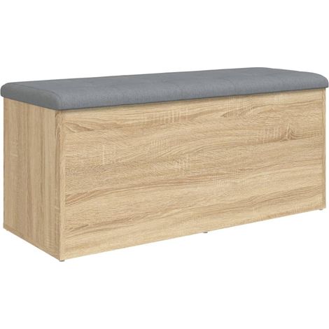Panca portaoggetti color rovere Sonoma 102 x 42 x 45 cm multistrato marrone DEC024747