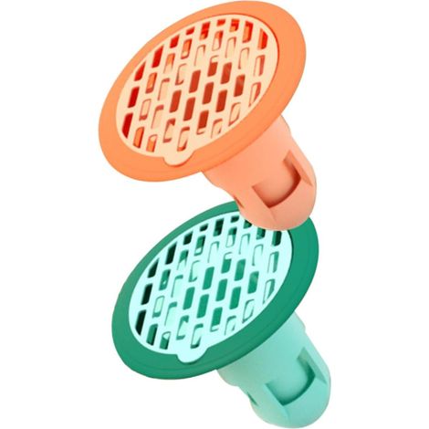 Bouchon de vidange anti odeurs en 2 pièces pour baignoire et (1/5)