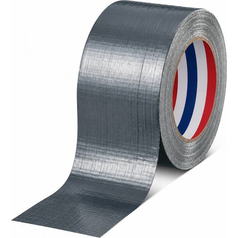Ruban adhésif toilé gris argenté 50 m x 48 mm pour réparation et étanchéité 4613 gris 48mm 500 g – Livraison gratuite
