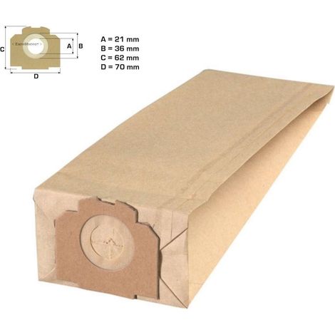 8 SACCHETTI ASPIRAPOLVERE ADATTI MOULI NEX FIDELIO TUTTA LA SERIE MX 25 (1/2)