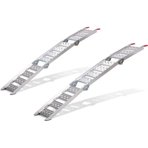 Constands Ladebordwand III aus Aluminium Paar max. 270 kg dreifach faltbar