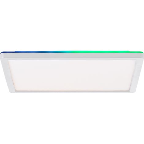 Brilliant Saltery LED Deckenaufbau-Paneel 30x30cm weiß Kunststoff Fernbedienung Intern dimmbar über Fernbedienung 20 W LED integriert (2200lm, 3000-6500K) (1/5)