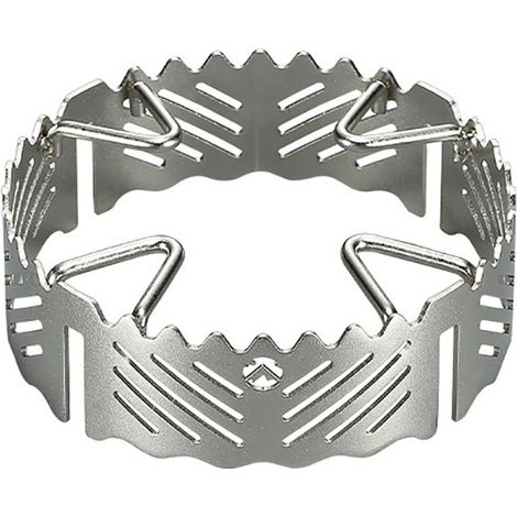 Acier inoxydable coupe-vent Wude petit poêle à quatre griffes antidérapant coupe-vent support de poêle (1/5)