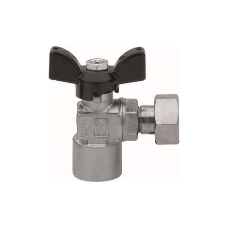 VALVOLA A SFERA A SQUADRA FIL F CON GIRELLO 1/2" x 1/2" DN 15 PN 30