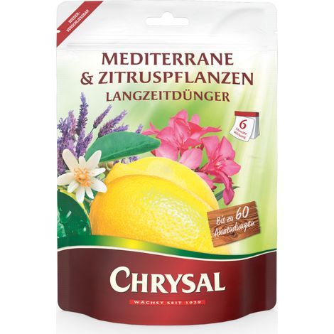 Chrysal Langzeitdünger für Mediterrane und Zitruspflanzen - 700 g Standbeutel