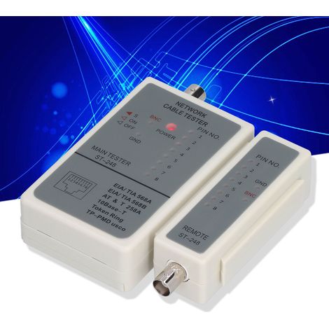 Testeur de câble réseau 248 V CC 9 V (1/5)