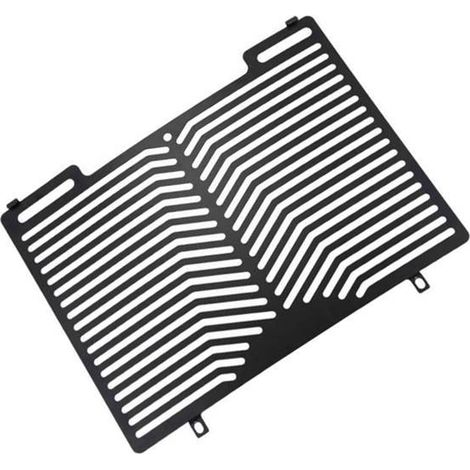 1 piece. Color: Black. Material: Metal. Motorcycle radiator grille.
