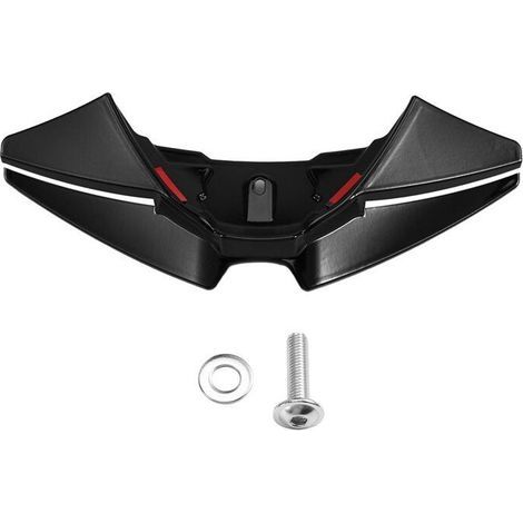 Spoiler avant, spoiler inférieur, aileron arrière aérodynamique, carénage et aileron arrière pour motos MT-07 MT07 2025+, noir. (1/2)