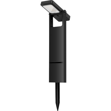 Borne Solaire Exterieur Jardin H53cm 2W IP65 Convient pour les allées, terrasses et pelouses (1/4)