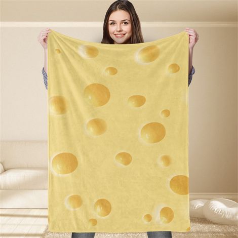 Couverture Polaire Douce et Confortable pour Canapé, Imprimé Alimentaire, 80x100 cm, Polyester Peau-Friendly (1/5)