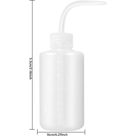 3 Pcs 250 Ml Arrosoir, Flacons Pissette avec Pipette,Arrosoir bouteille pissette, Flacon à Pissette en Plastique,Bouteille D'ar (1/3)