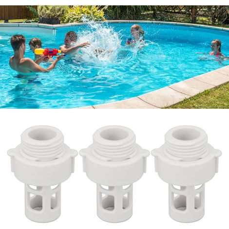 Lot de 3 Connecteurs de Vidange pour Tuyau de Piscine Ronde-AUTRES (1/5)