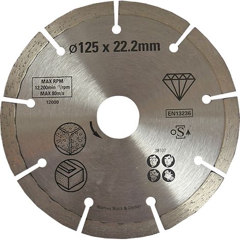 TARCZA DIAMENTOWA 125MM DO BETONU - S/STA38107