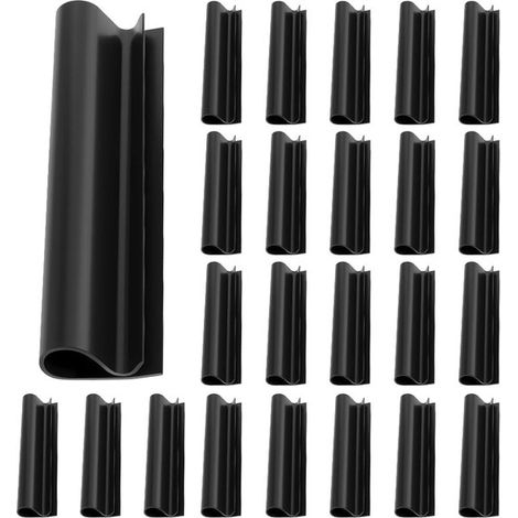 Pinces de fixation, clips de fixation, accessoires pour serre, lot de 20. Accessoires pour serre, clips de fixation pour bâche de protection pour jardin et serre. (1/5)