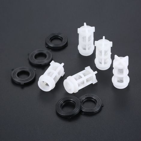 (B- 5 filtres) Raccord rapide en plastique pour robinet, filtre à eau pour machine à laver la voiture, nettoyeur haute pression, adaptateur de tuyau d'arrosage avec filtres (1/5)