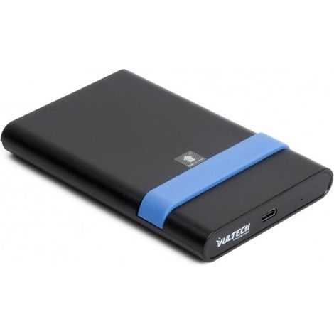 Vultech GS-15U3TC Speicherlaufwerksgehäuse HDD-Gehäuse Schwarz, Blau 2.5"