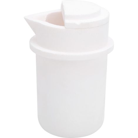 Creuset de Fusion en Quartz 1kg avec Couvercle pour Affinage Or Argent Platine Outil de Fonte (1/5)