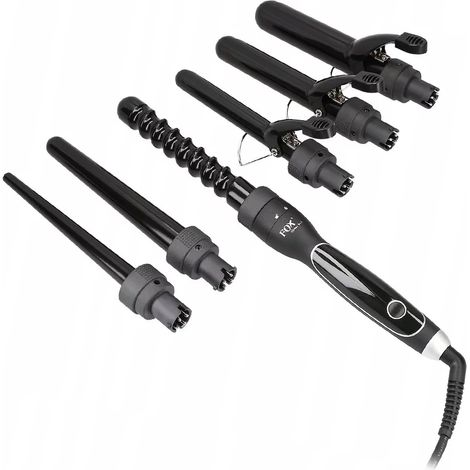 Fox Optima 6-in-1 Lockenstab mit austauschbaren Aufsätzen