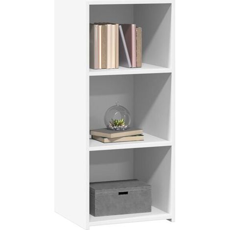 Buffet de Cuisine en Bois d'Ingénierie, 40x41x93 cm, Meuble Rangement Blanc avec Étagères et Portes, Armoire de Stockage pour Salon ou Entrée (1/5)