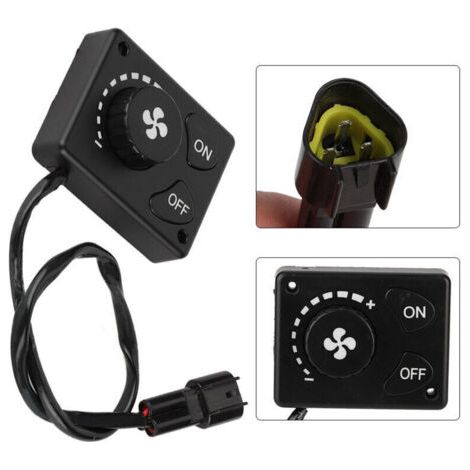 Eosnow Commutateur de contrôleur de chauffage de stationnement DC 12 V/24 V, démarrage/arrêt de synchronisation, remplissage manuel de carburant, contrôleur, universel pour voiture diesel à air de cam