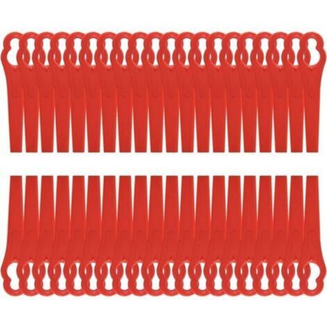 Lame Coupe Bordure Lames en Plastique de Rechange 8,3cm pour Jardin et Pelouse Coupe Bordures Grass Trimmer (120 Pcs) (1/4)