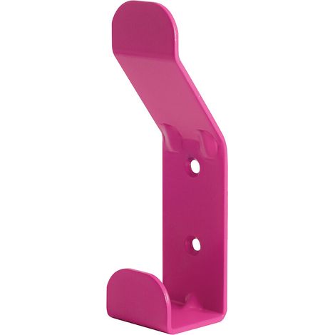 Patère double type F10555 - en acier laqué RAL 5024 Bleu