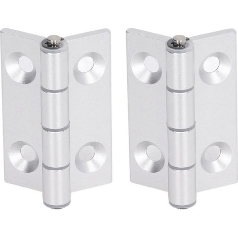 charnières en aluminium pliables à ouverture plate avec douille en résine épaisse pour portes et outils de menuiserie (1/5)
