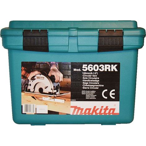 Mallette pour scie circulaire 5603RK et 5705RK – Plastique résistant – Transport sécurisé – Compatible avec modèles Makita