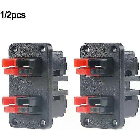 2 Stück 30/45A 600V Passend für Anderson-Stecker, feste Montagehalterungen, einpolig, vier Positionen, feste Halterung, Außensteckdose - JXLGV (1/5)