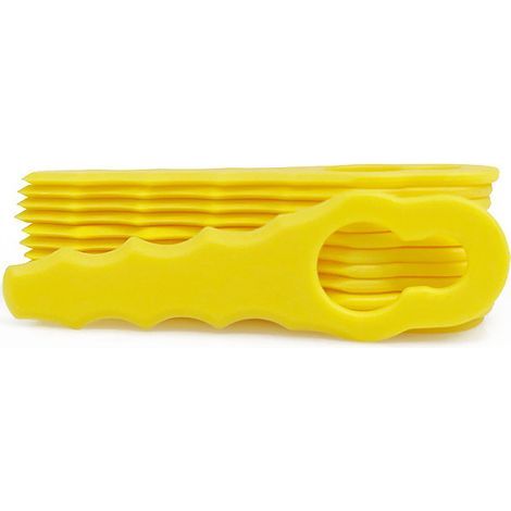 Lot de 50 Lames de Rechange compatible pour Ryobi Coupe Bordure, Têtes Double Lames Dentelées RAC155 RAC157 RAC158 (1/5)