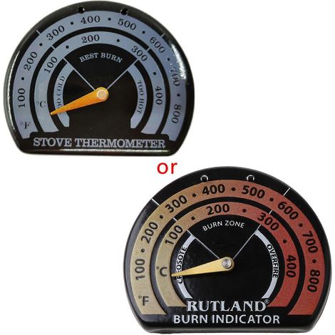 Thermomètre magnétique pour poêle à bois avec sonde, outil pour barbecue et four domestique (1/5)