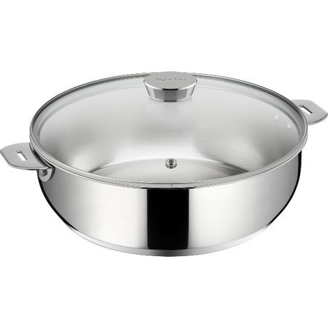 Sartén 24 cm Inox + Tapa - Salvaspazio+ - Lagostina