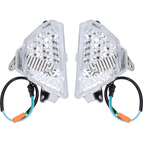 2PCS Feux Clignotants Avant LED Gauche Droite de Remplacement pour KAWASAKI NINJA 1000 2017-2021 Transparent (1/5)