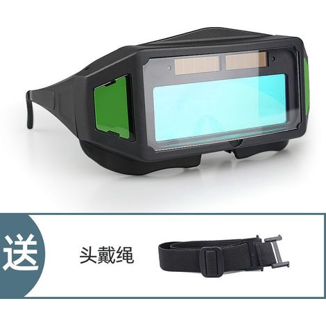 Gafas de soldadura con atenuación automática, arco de argón, color real