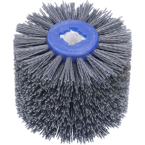 Brosse métallique à tréfiler pour le polissage, l'élimination de la rouille, l'ébavurage et le nettoyage grain abrasif n° 240 (1/5)