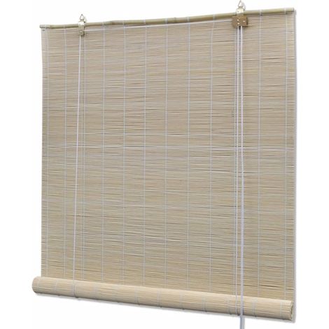Tende a Rullo in Bambù Naturale 120x160 cm vidaXL (1/5)
