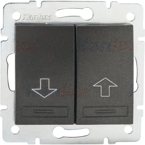 Kanlux DOMO Interruttore tapparelle grafite 24900 (1/2)