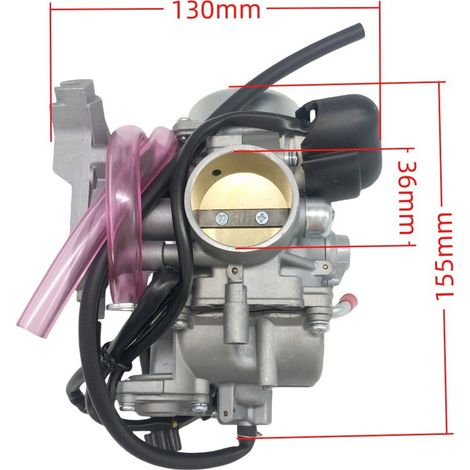 Carburateur PD37JL-3 pour ATV 500 2004 Cvk 36, Réf 606-044
