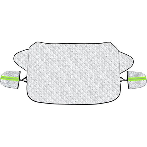 Couverture pare-brise voiture 147x100cm – Protection anti-givre, neige, UV – 4 couches indéchirables – Installation facile (1/4)