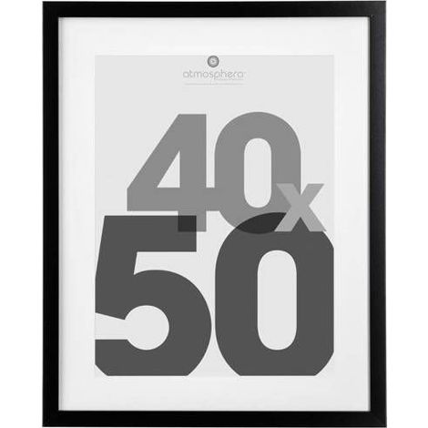 Cadre photo bois "Eva" noir 40x50cm - Atmosphera Créateur d'intérieur (1/5)