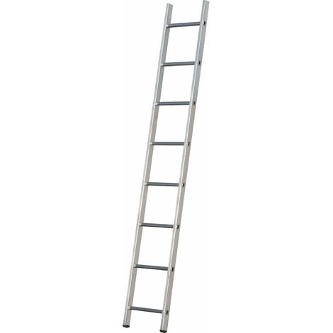 Centaure – Échelle simple CLS 8 marches – Hauteur de travail max 1.20m – Aluminium léger – Barreaux antidérapants – Usage domestique
