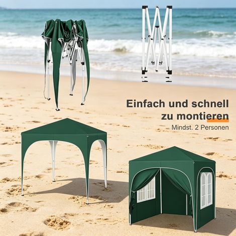 Abri de jardin Schick, tonnelle de fête pour extérieur, chapiteau de réception, barnum pour terrasse et pelouse (sans auvents). (1/5)