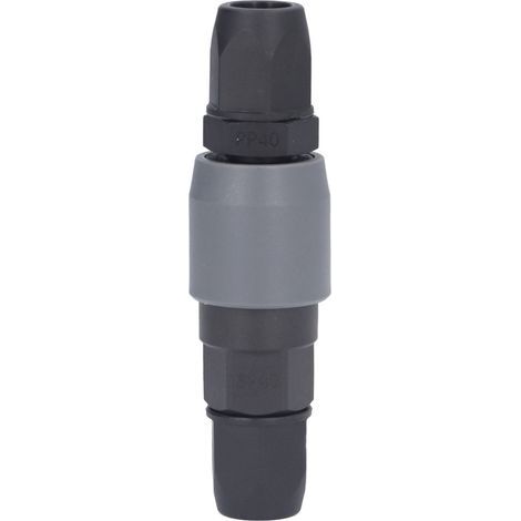 10 pièces raccords pneumatiques de type C en plastique et acier autobloquants Tube PU connecteur rapide accessoires de compresseurs (SP40 + PP40 12x8mm filetage 1/2in) (1/5)