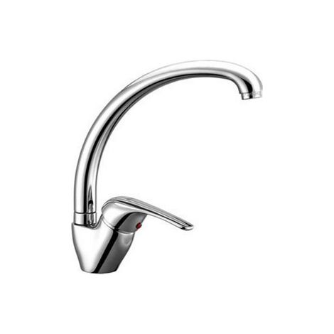 MONOCOMANDO LAVELLO MISCELATORE CROMATO CUCINA BOCCA ALTA AMERICA CROMO