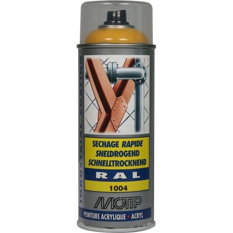 Peinture spray jaune doré MOTIP 07072 (1/5)