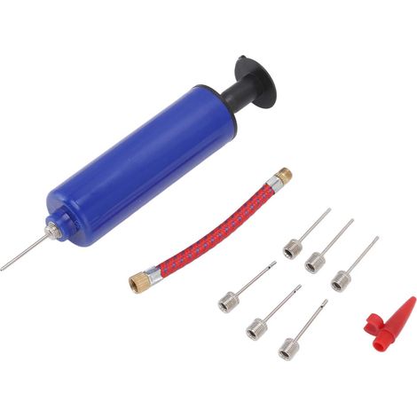 Kit de gonflage pour ballons de basket-ball multifonction portable avec 6 aiguilles métalliques pour ballons de football, volley-ball et yoga (1/5)