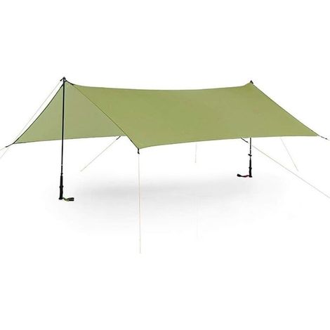 Voile Pare-Soleil Rectangulaire 3x4.5m Imperméable, Voiles d'Ombrage Une Protection des Rayons UV, Toile Solaire en Oxford Résistant Exterieur Balcon Jardin Terrasse, Vert (1/5)