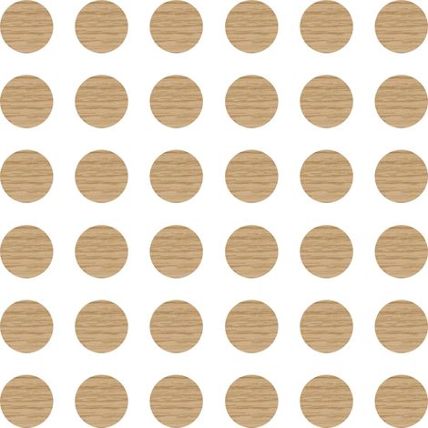 36x Cache vis adhésif autocollant diamètre 25mm protection bouchon trou obturateur meuble table chaise maison, Chêne pierre (1/4)