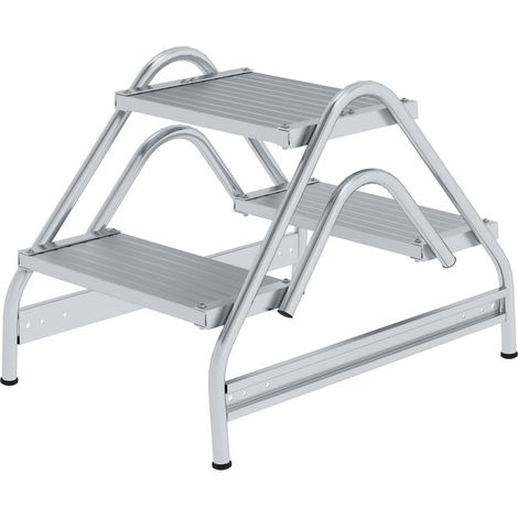 MUNK Aluminium Arbeitspodest 2x2 Stufen (1/3)